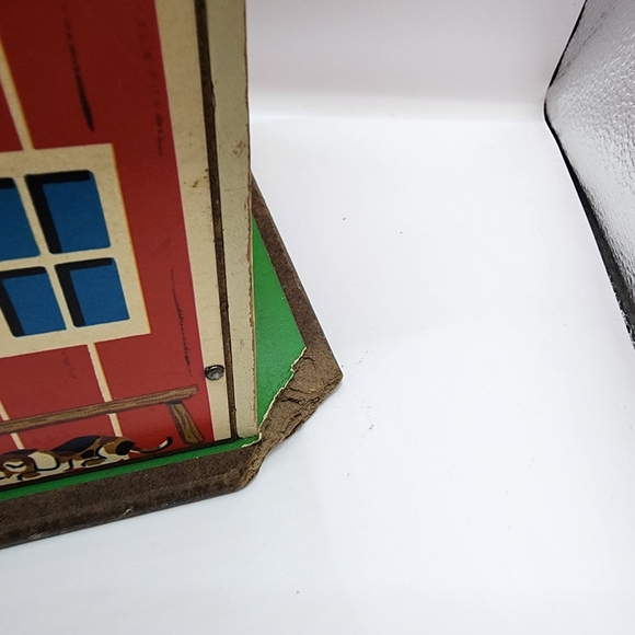 Vintage 1967 Fisher Price Family Play Farm Barn - Moooos - see condition - Picture 6 of 9